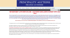 Desktop Screenshot of principalityauctions.co.uk